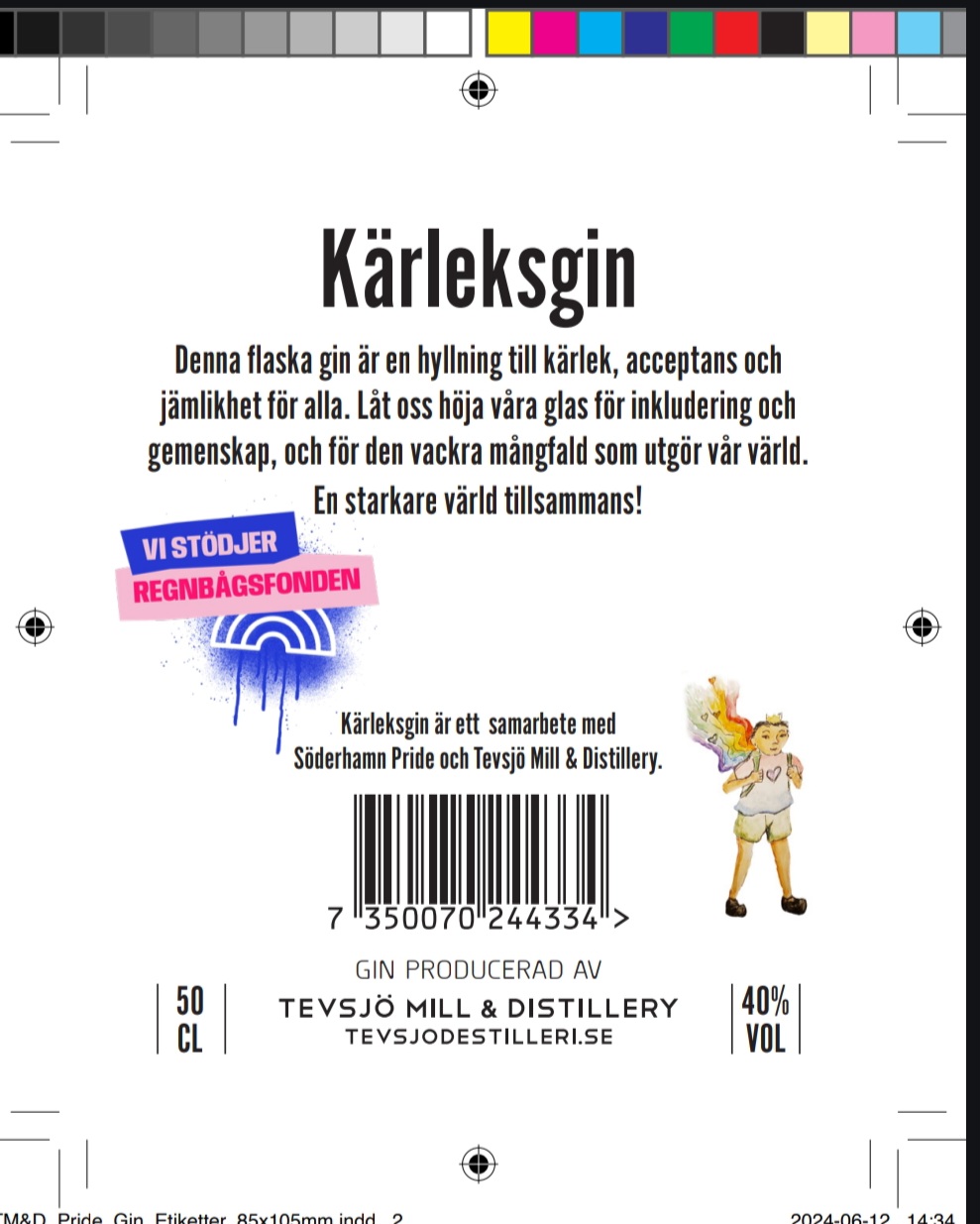 Tevsjö Destilleri skapar en helt unik produkt i samarbete med Söderhamn&nbsp;Pride