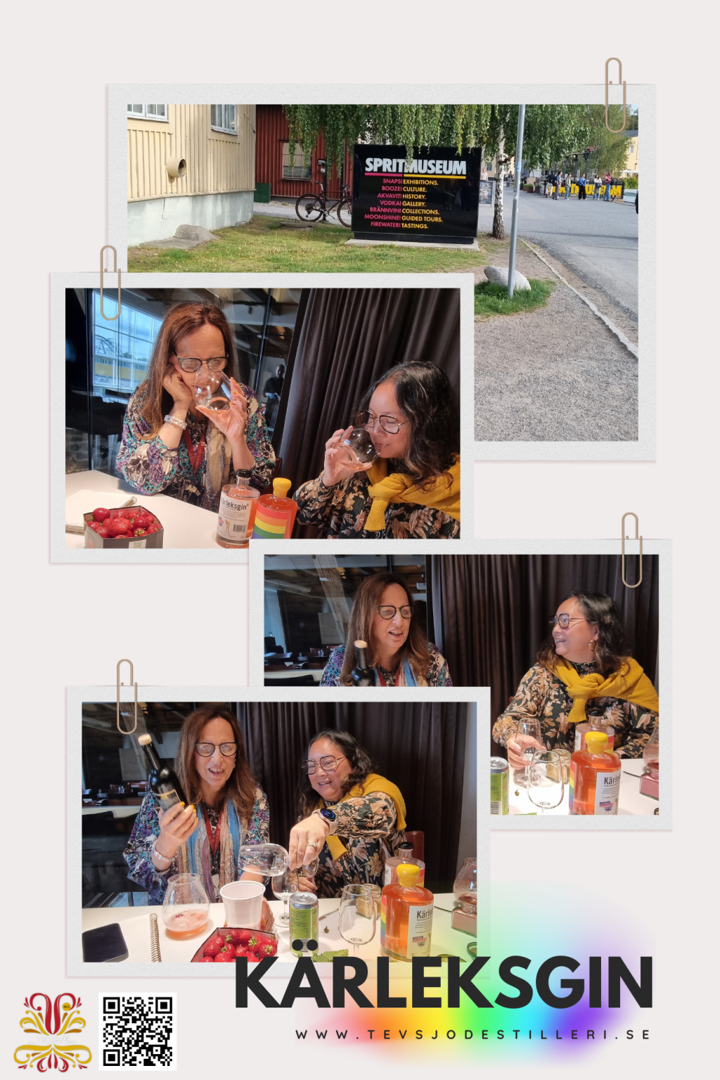 Dryckesexpert och provningsledare på Spritmuseum testar&nbsp;kärleksgin