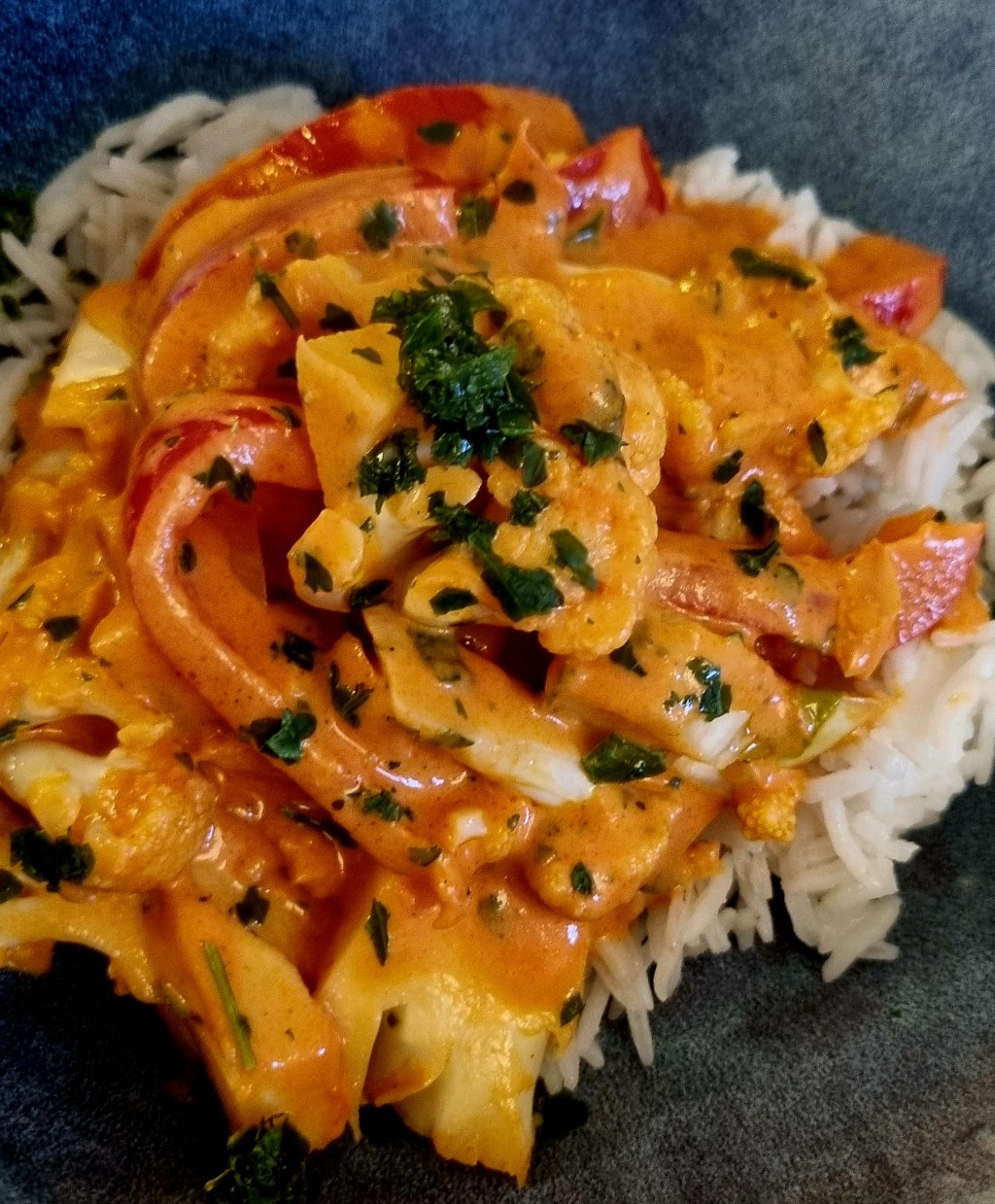 Rostad blomkålsstroganoff med&nbsp;ris