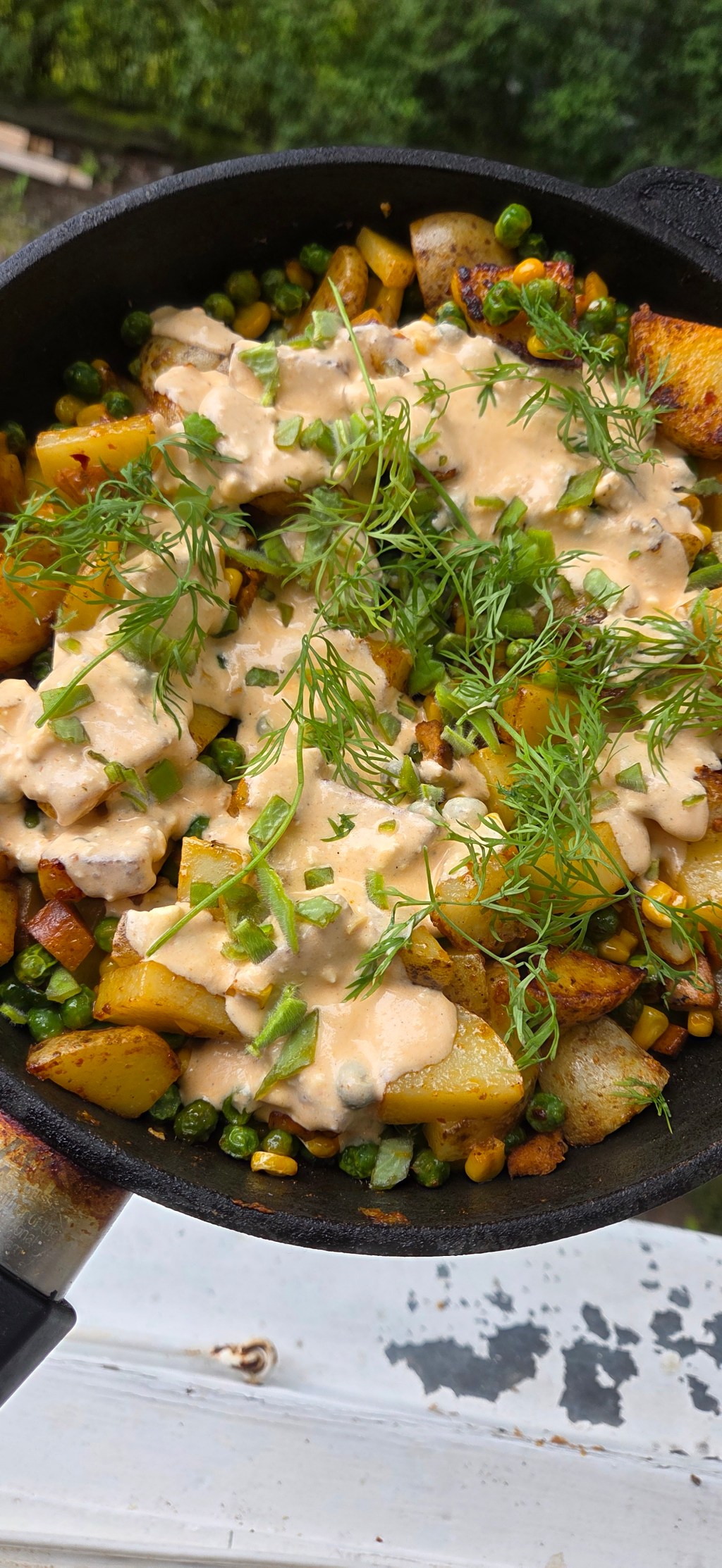 Vegetarisk pytt på det som fanns&nbsp;hemma