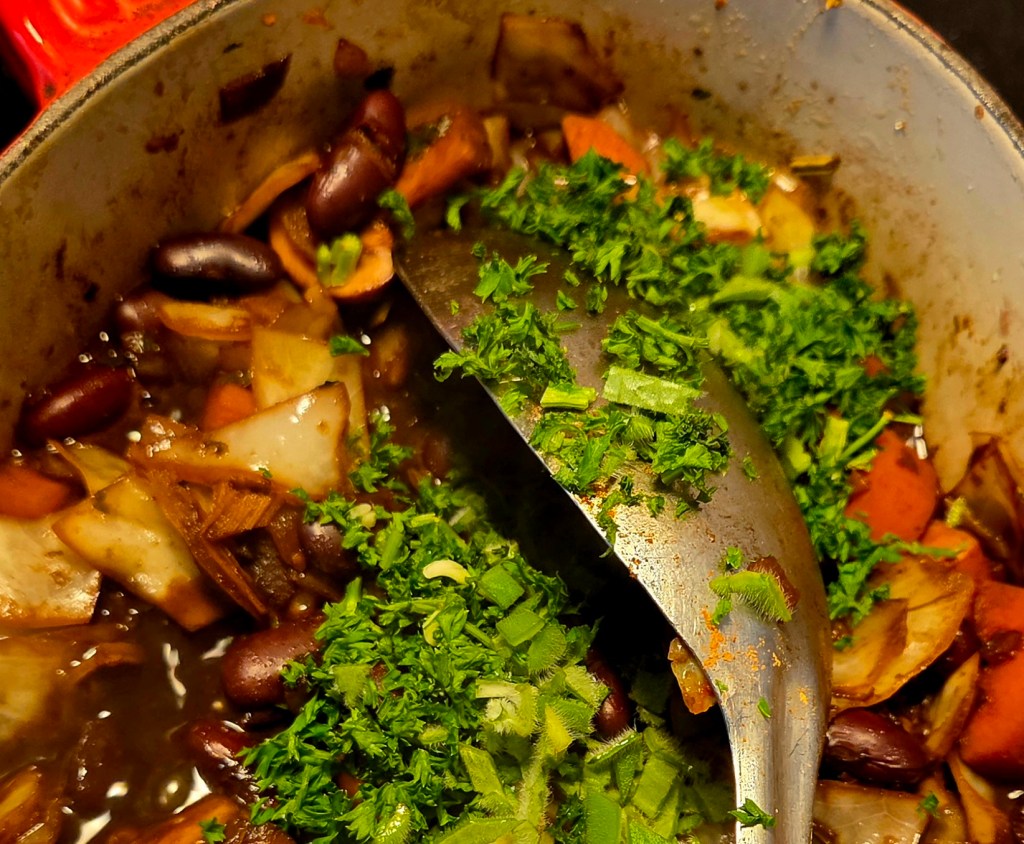Vegetarisk Bourguignon