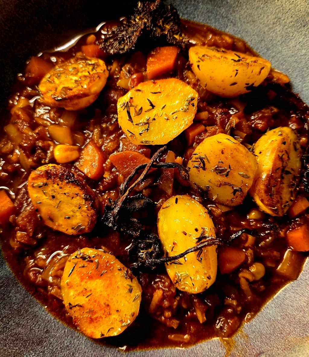 Vegetarisk Bourguignon på&nbsp;kylskåpsrens