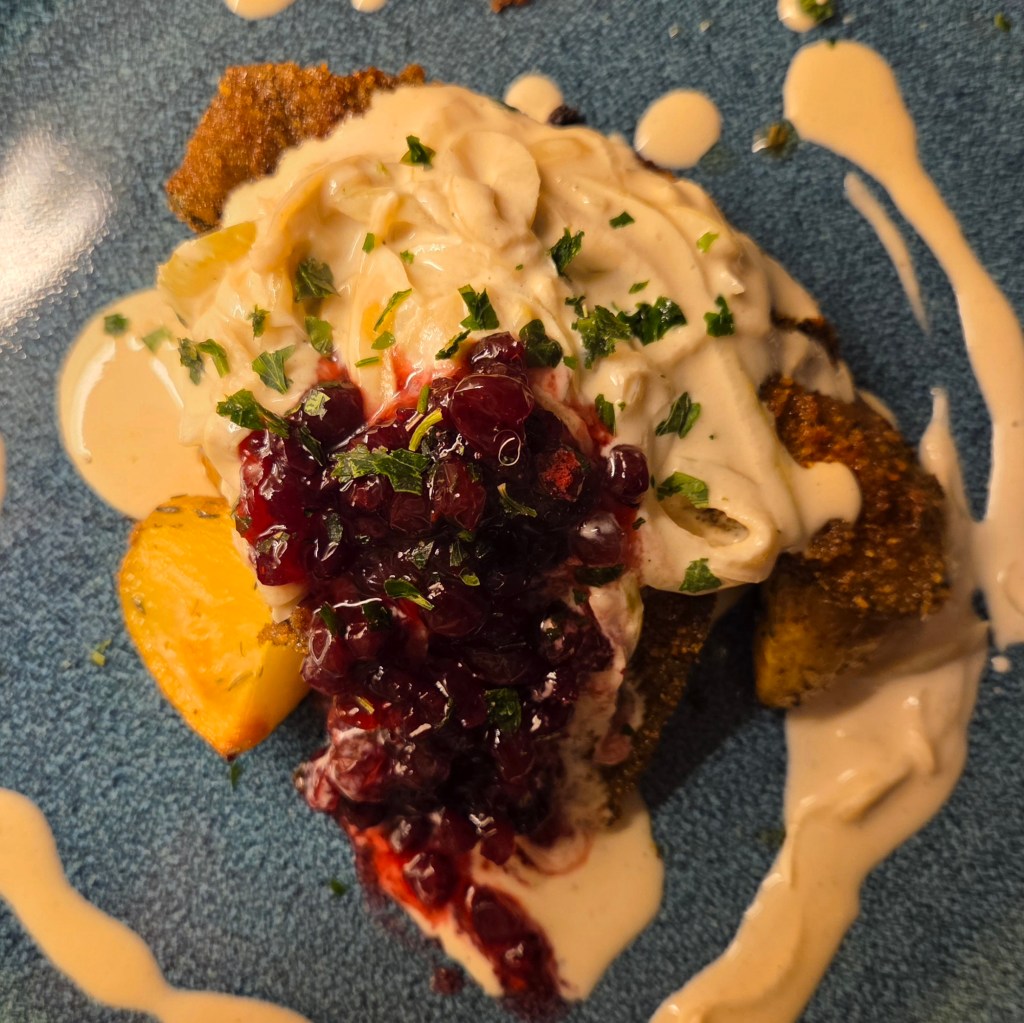 Stekt fläsk (squash) med&nbsp;löksås