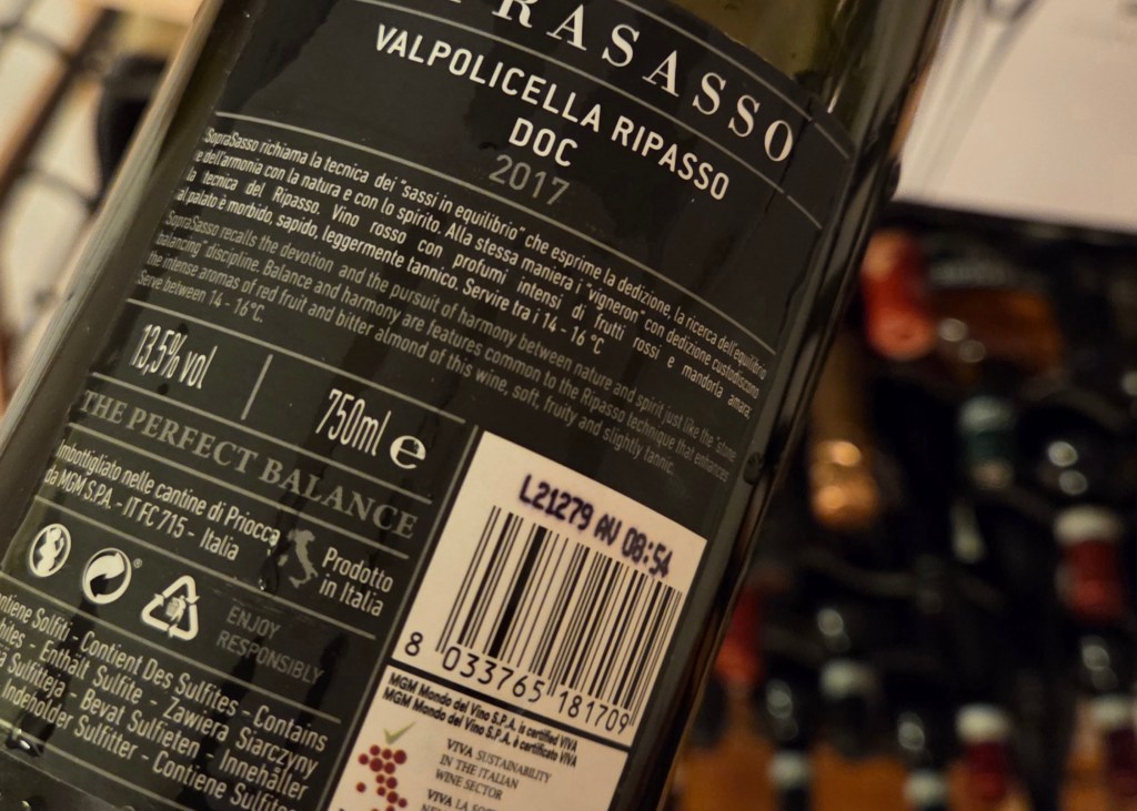 Ripasso Sobrasso 2017